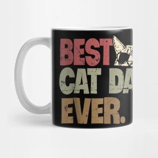 Best Cat Dad Ever Cool Cats Daddy Father Lover Vintage Mug